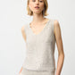 sleeveless knit top