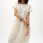 Abstract Midi A-line Dress