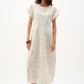 Abstract Midi A-line Dress