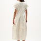 Abstract Midi A-line Dress
