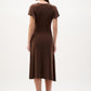 V-neck Belted Wrap Dress