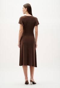 V-neck Belted Wrap Dress