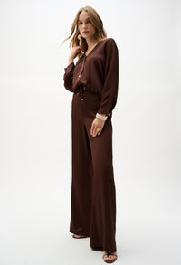 High-waisted Wide-leg Trousers
