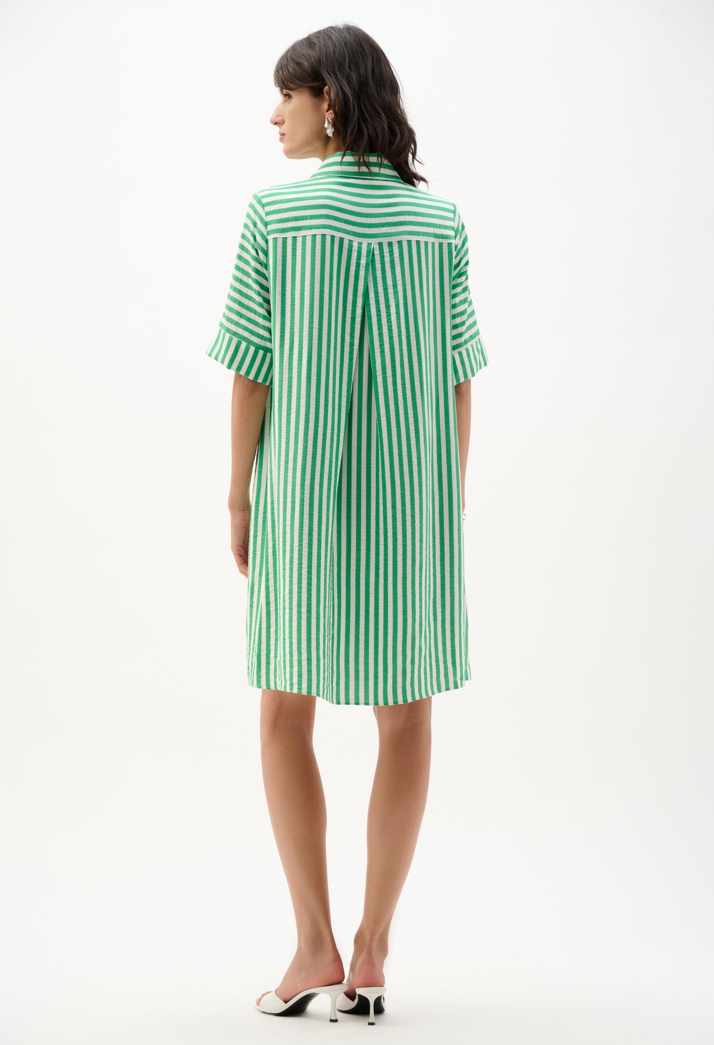 Casual Striped A-line Dress