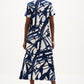 Abstract Midi Dress