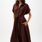 Midi Belted Shirt Dress