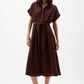 Midi Belted Shirt Dress