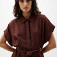 Midi Belted Shirt Dress