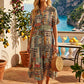 Mosaic Print Dress