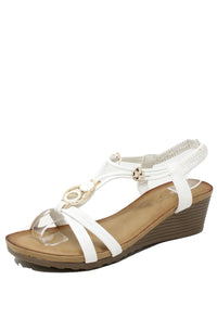 Disc Wedge Sandal
