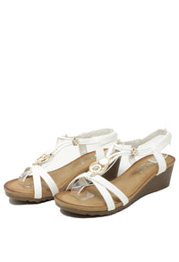 Disc Wedge Sandal