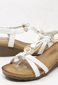 Disc Wedge Sandal
