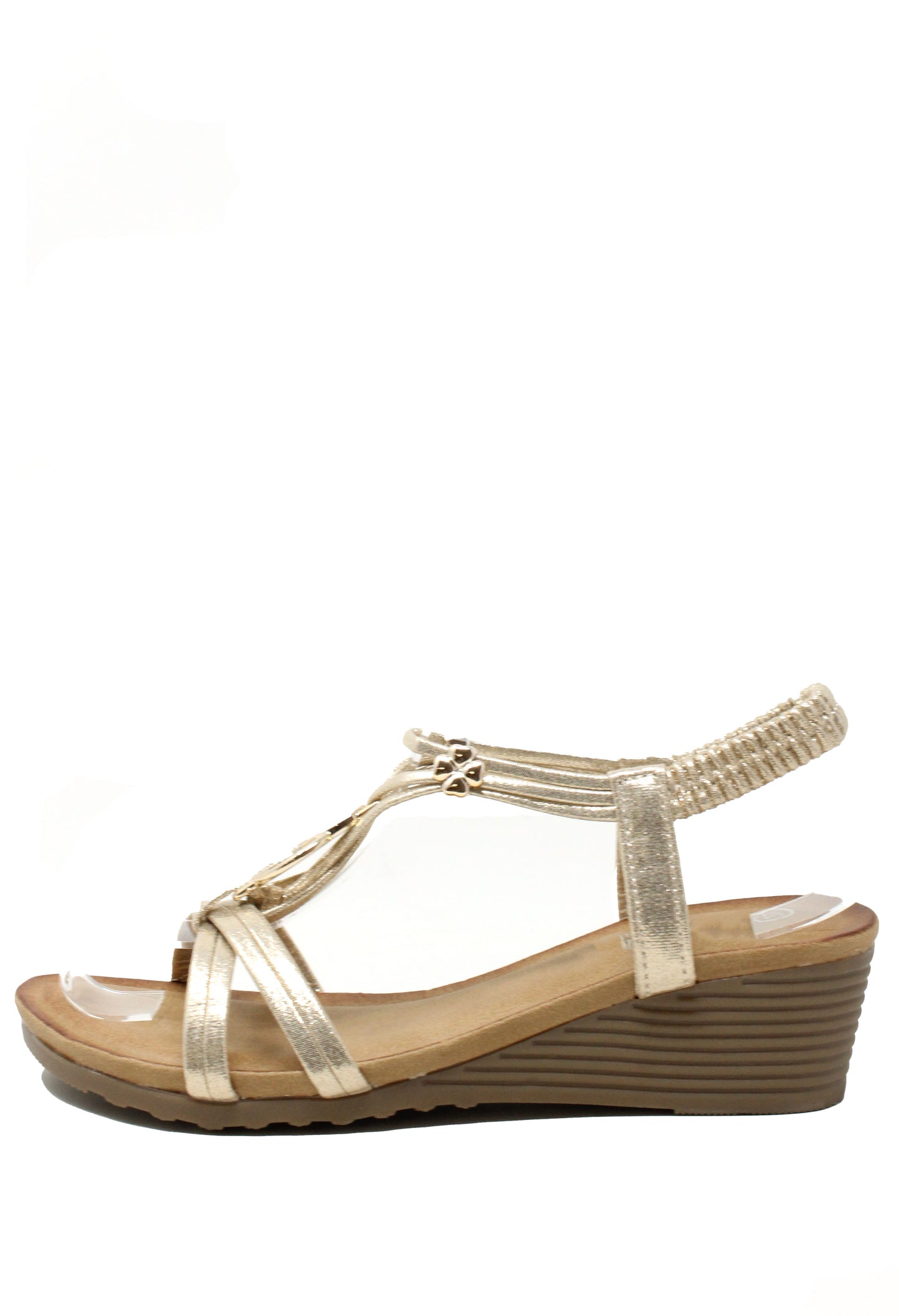 Disc Wedge Sandal