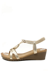 Disc Wedge Sandal