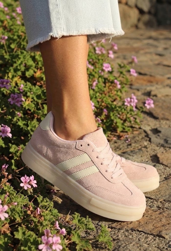 Platform Double Stripe Trainer
