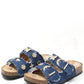 Gem Studded Denim Sandals