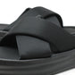 Cross Strap Platform Slide