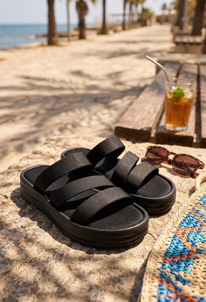 Triple Strap Sandal