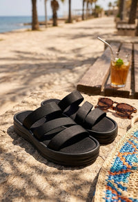 Triple Strap Sandal