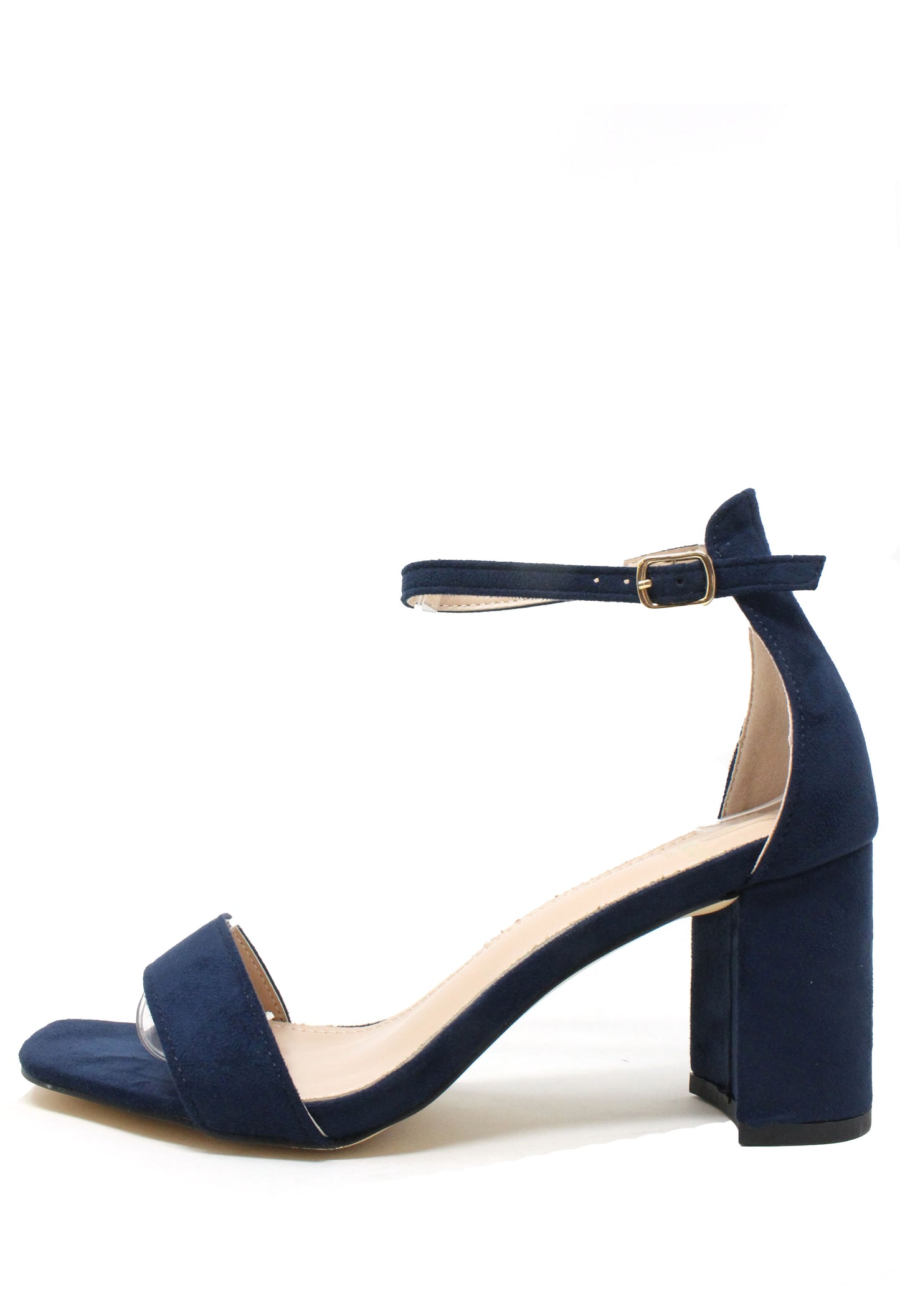 Faux Suede Heel