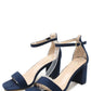 Faux Suede Heel