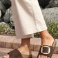 brown sandals