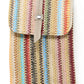 Straw Striped Crossbody Bag