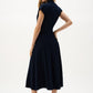 Belted V-Neck Wrap Dress
