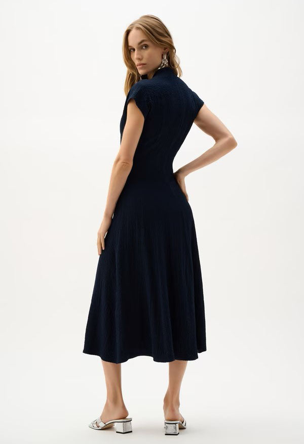 Belted V-Neck Wrap Dress