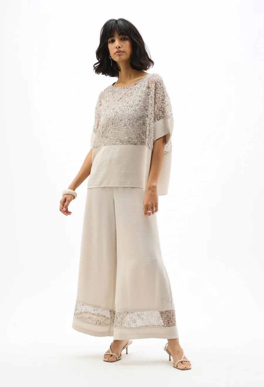 Culottes With Embellished Hem