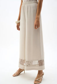 Culottes With Embellished Hem