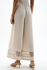 Culottes With Embellished Hem