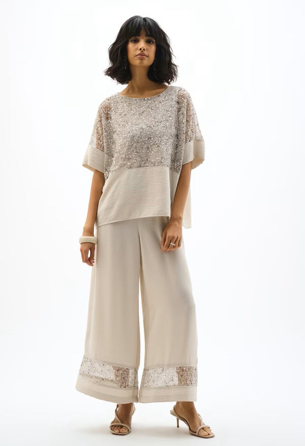 Chic Jewel Crew Top