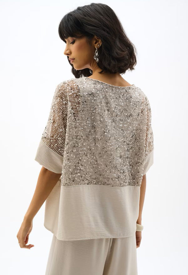 Chic Jewel Crew Top