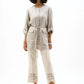 Foiled Linen Jacket