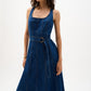 Midi A-line Dress