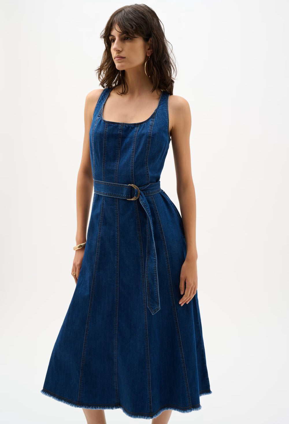 Midi A-line Dress
