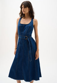 Midi A-line Dress