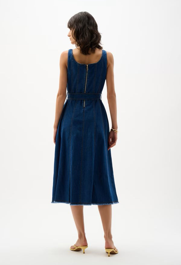 Midi A-line Dress