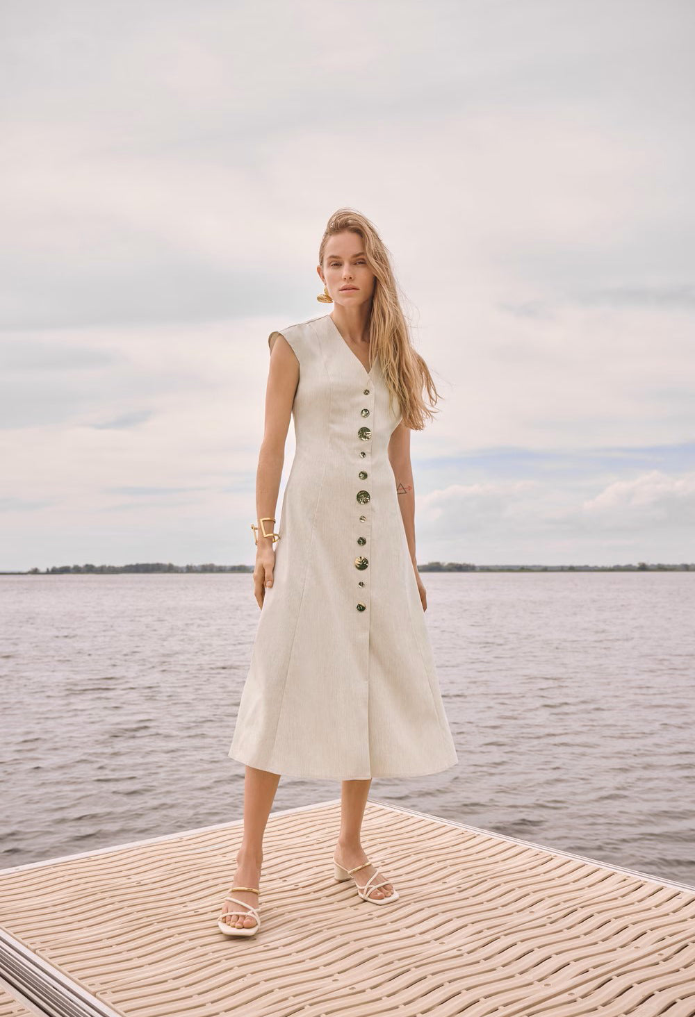 Midi A-line Dress