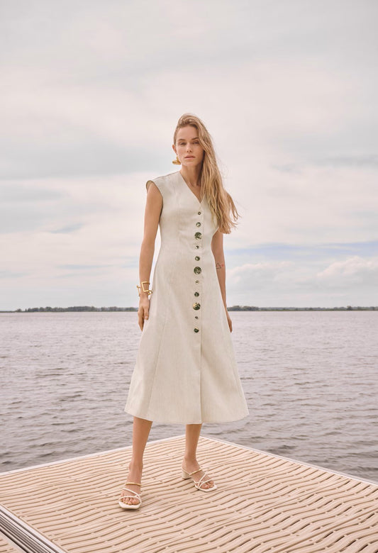 Midi A-line Dress