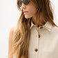 Cropped Sleeveless Casual Shirt