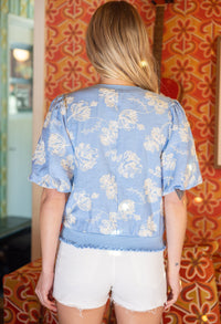 Floral Embroidered Top