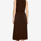 Soft Cowl Neck Midi Dress