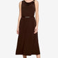 Soft Cowl Neck Midi Dress