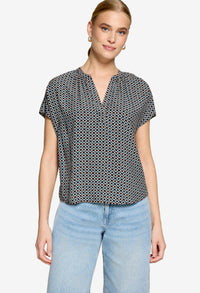 Mosaic Print Blouse