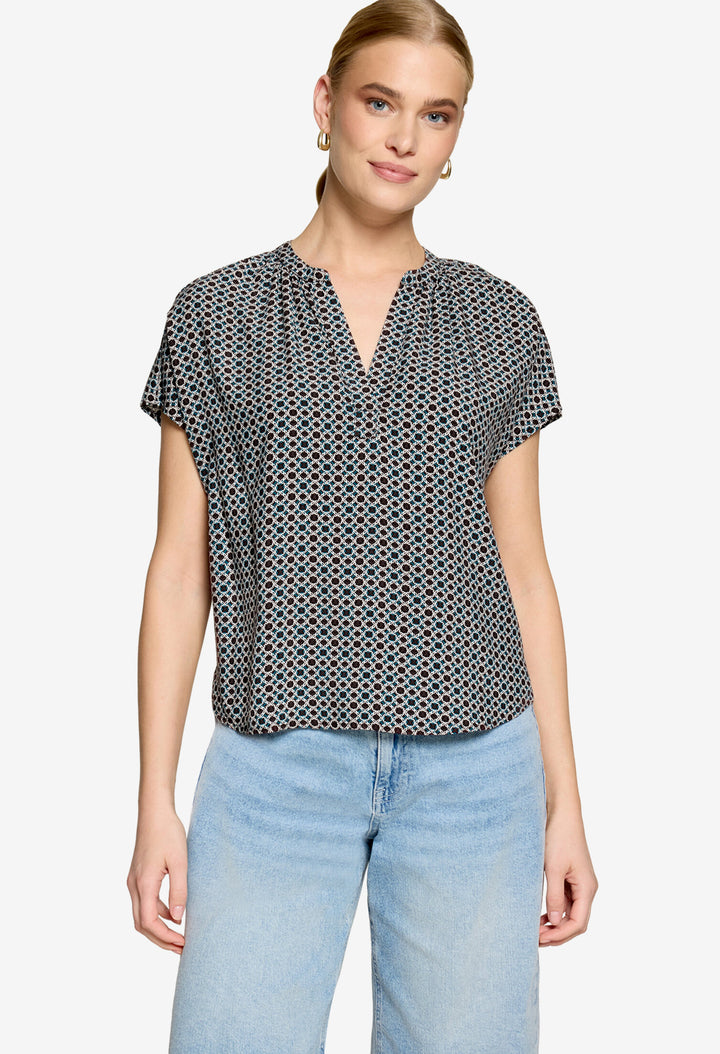 Mosaic Print Blouse