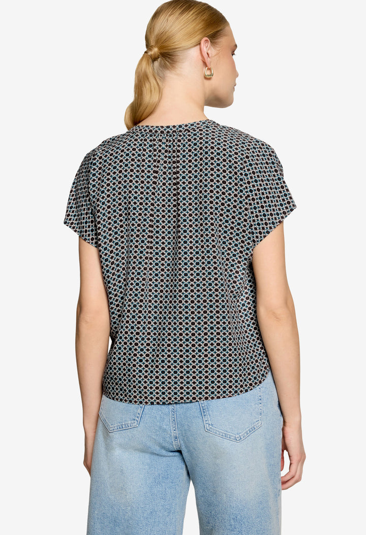Mosaic Print Blouse