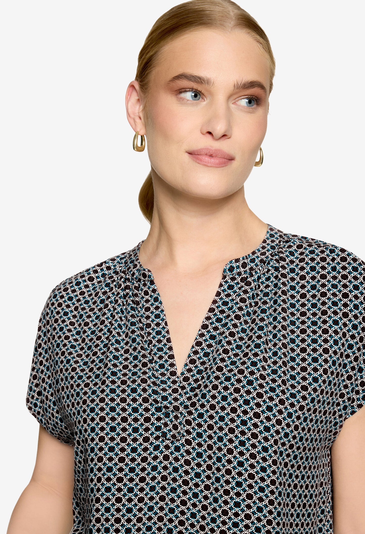 Mosaic Print Blouse