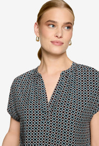 Mosaic Print Blouse